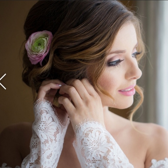 Swarovski Amethyst element bella crystal earrings - Picture 5 of 7